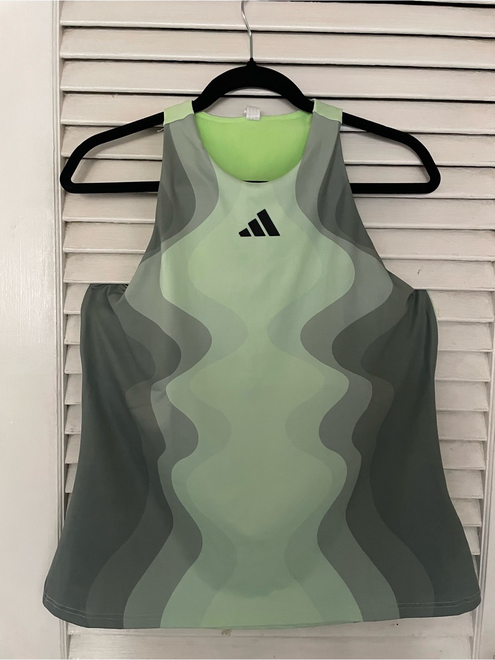 Adidas Women’s Green Patterned Tank